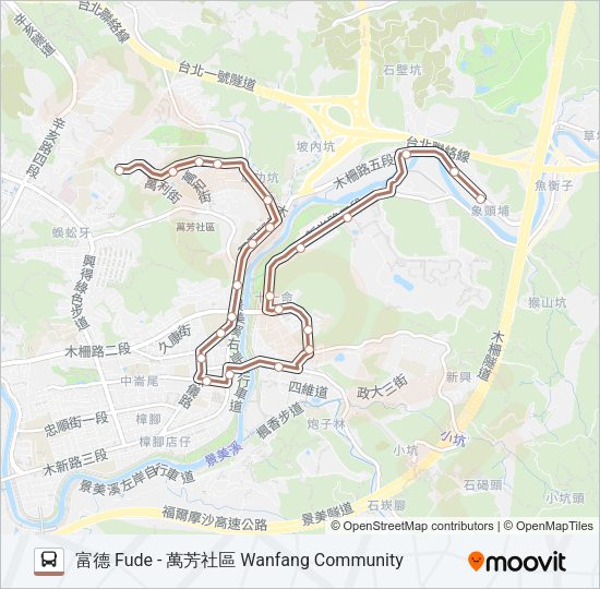 棕3 Bus Line Map
