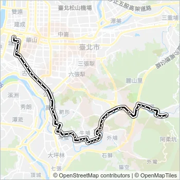251 Bus Line Map