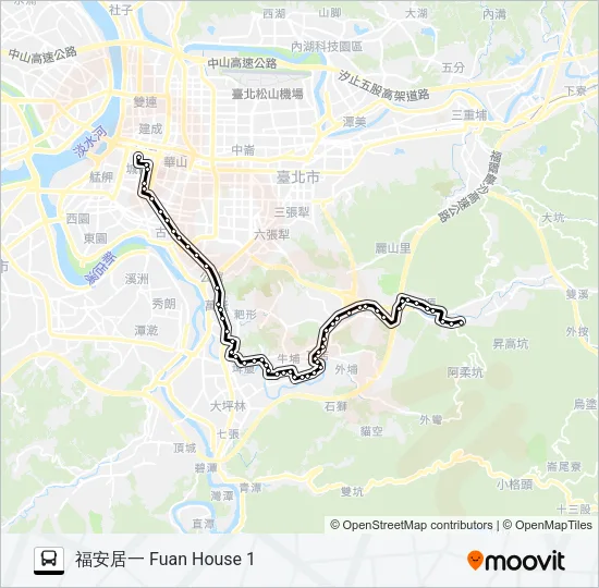 251 Bus Line Map