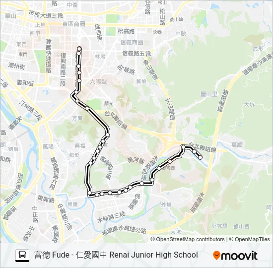 巴士294的線路圖