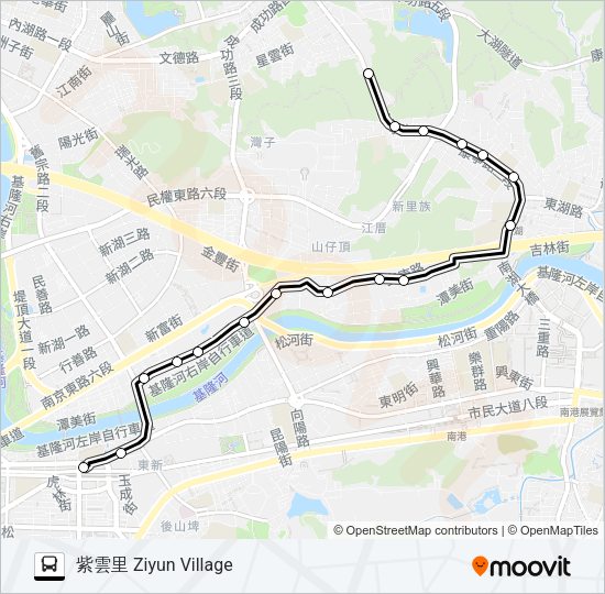 531 Bus Line Map
