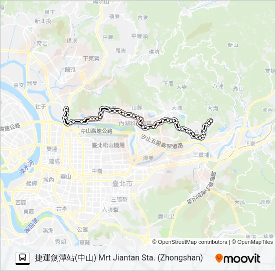 巴士646的線路圖