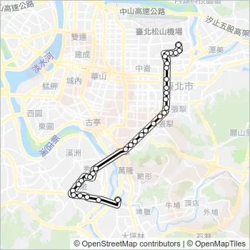 672 Bus Line Map