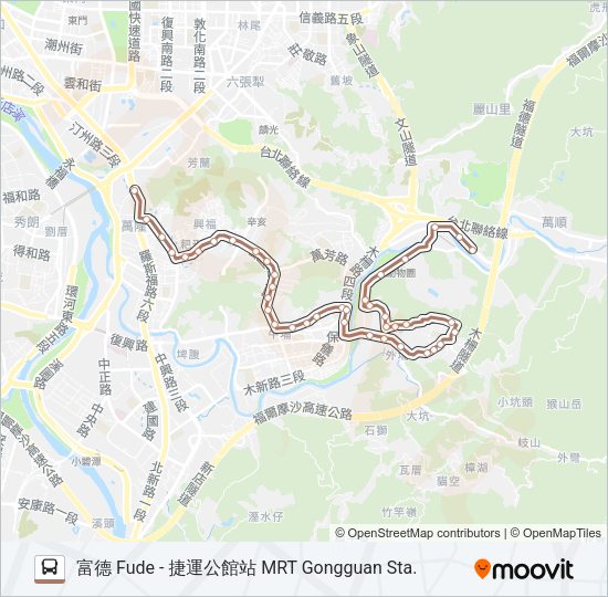 棕11 Bus Line Map