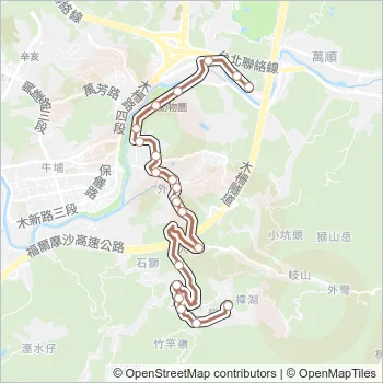 棕15 Bus Line Map