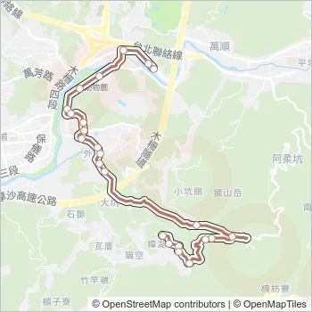 棕15 Bus Line Map