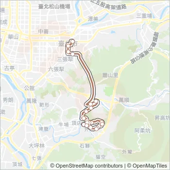 棕18 Bus Line Map