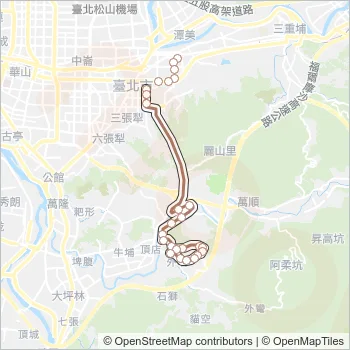 棕18 Bus Line Map