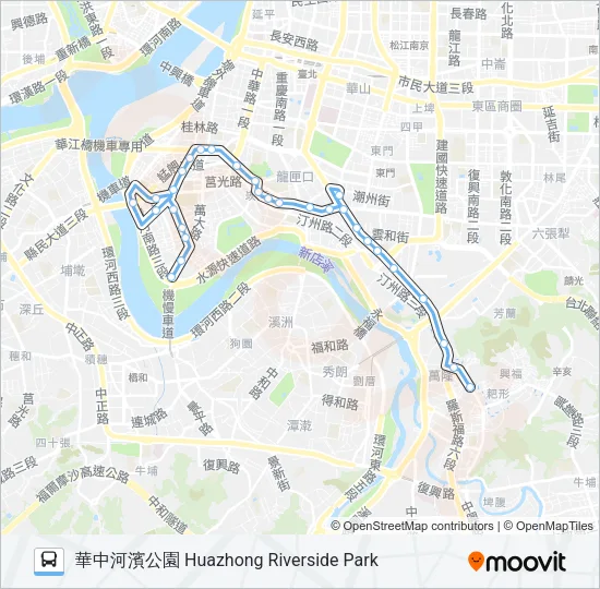 藍28 Bus Line Map