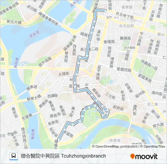 巴士藍29的線路圖