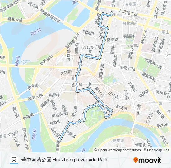 巴士藍29的線路圖