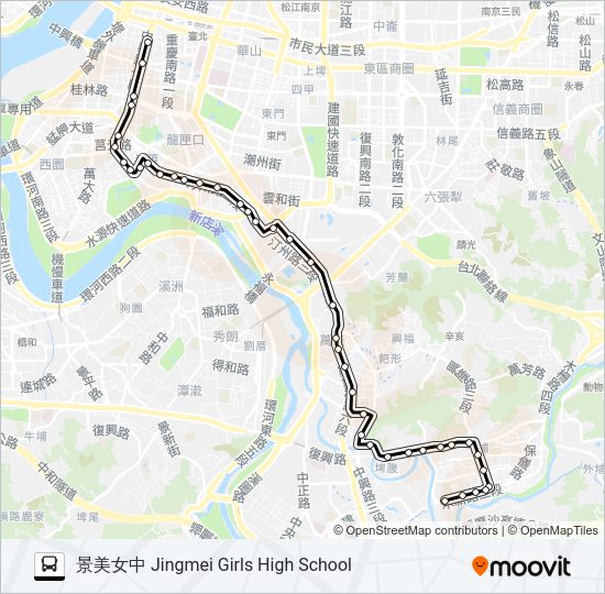 253路 bus Line Map