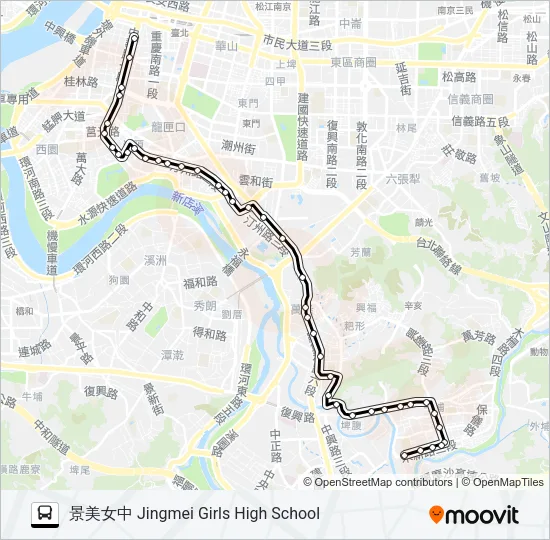 253路 Bus Line Map