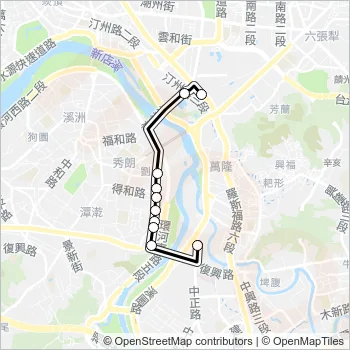 254區 Bus Line Map