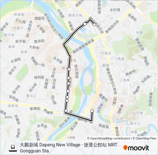254區 Bus Line Map