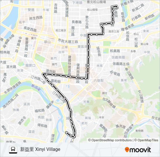 278區 Bus Line Map