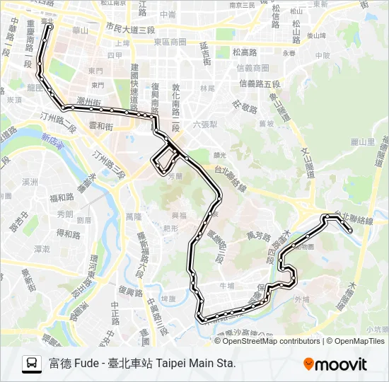 295副 Bus Line Map