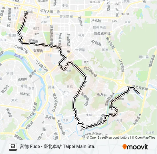 295副 Bus Line Map