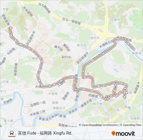 棕11副 Bus Line Map