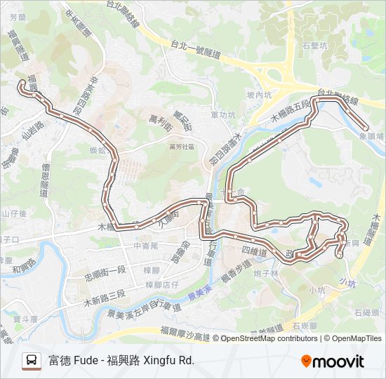 棕11副 Bus Line Map