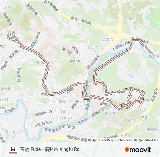 巴士棕11副的線路圖