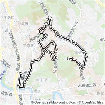 市民小巴5 Bus Line Map