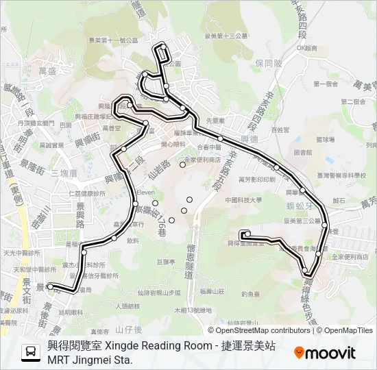 市民小巴5 Bus Line Map