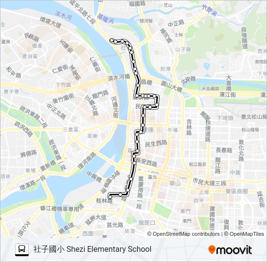 9 bus Line Map