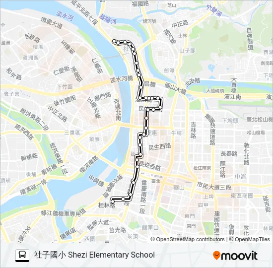 9 Bus Line Map