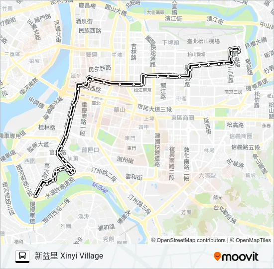 12 Bus Line Map