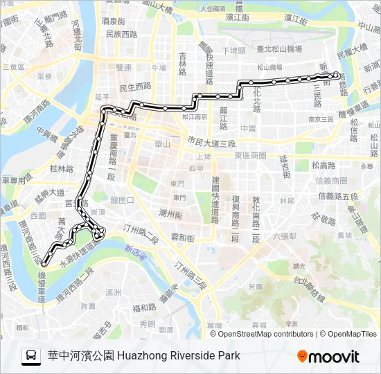 12 Bus Line Map