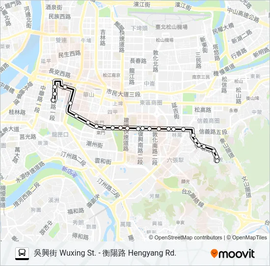 22 Bus Line Map
