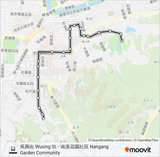 32 Bus Line Map