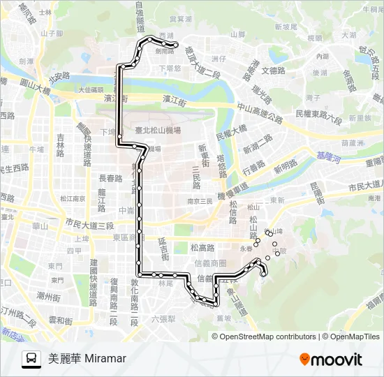 33 Bus Line Map