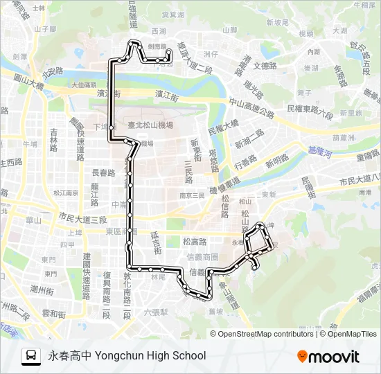 33 Bus Line Map