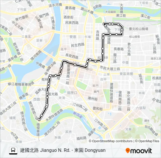 49 Bus Line Map