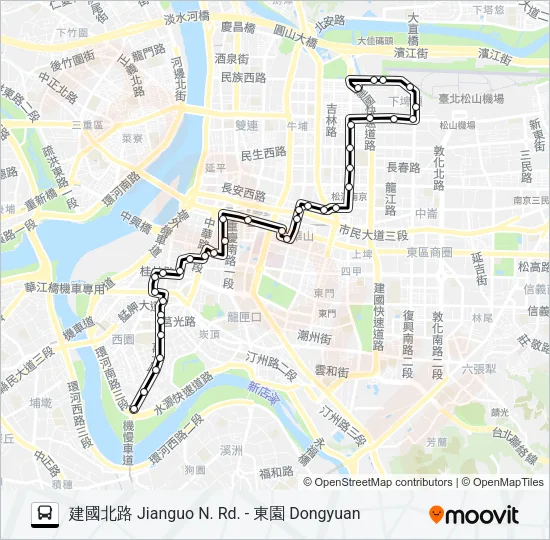 49 Bus Line Map