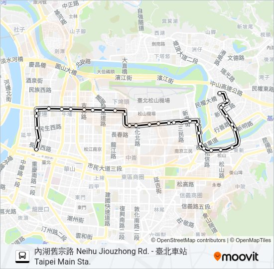 63 bus Line Map