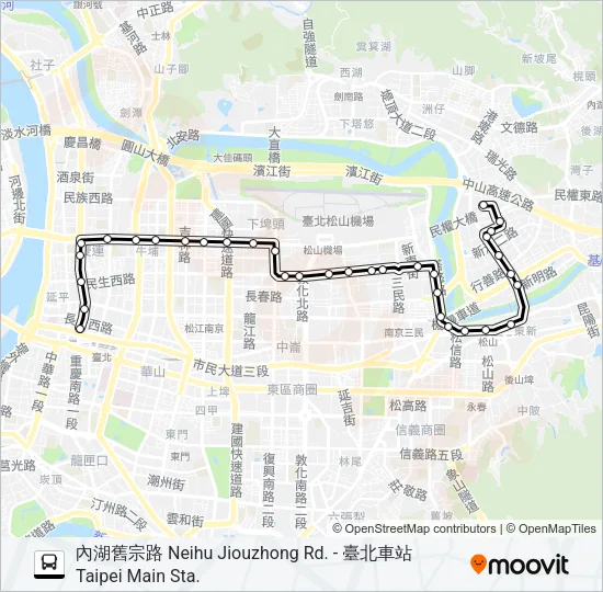 63 Bus Line Map