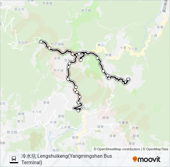 108 Bus Line Map