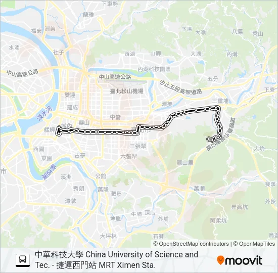 270 Bus Line Map