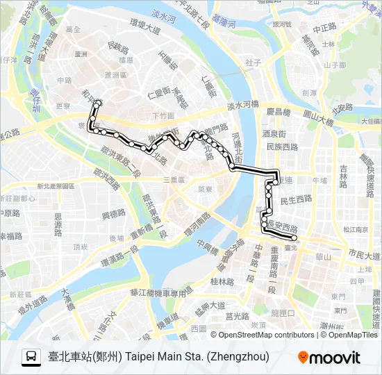274 Bus Line Map