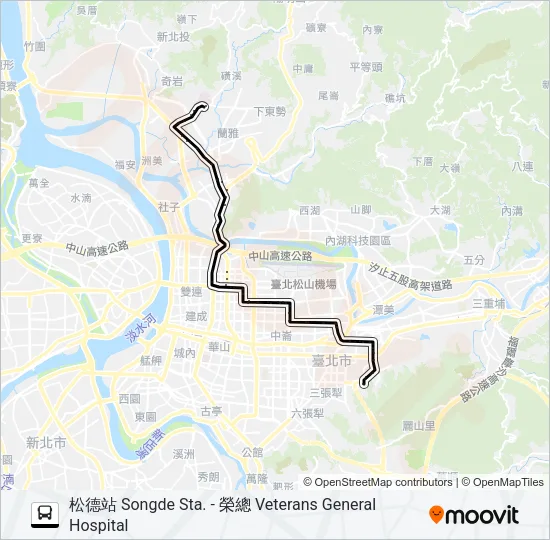 277 Bus Line Map