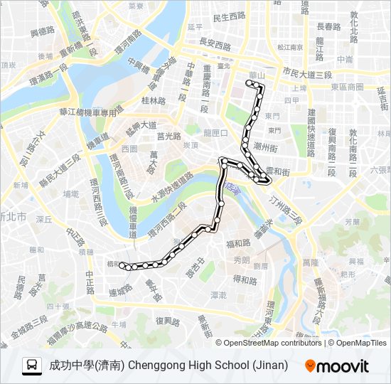 297 bus Line Map