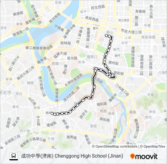 297 Bus Line Map