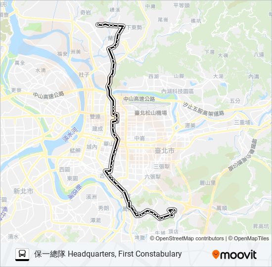 606 Route Schedules, Stops & Maps 保一總隊 Headquarters, First