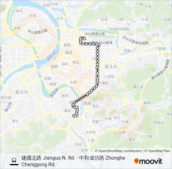 688 Bus Line Map