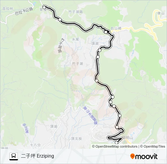 108區 Bus Line Map