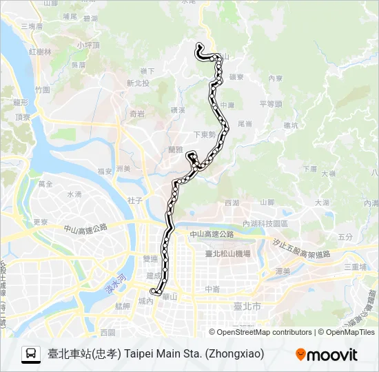 260區 Bus Line Map