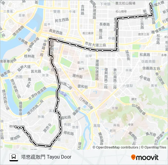 262區 Bus Line Map